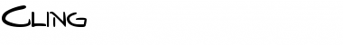 Cling Bold Font