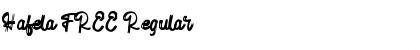 Hafela FREE Regular Font