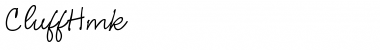 CluffHmk Regular Font