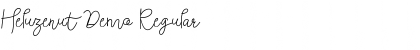 Heluzenut Demo Regular Font