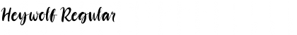 Heywolf Regular Font