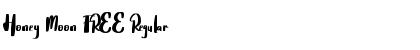 Honey Moon FREE Regular Font