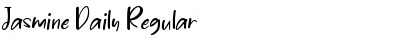 Jasmine Daily Regular Font
