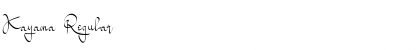 Kayama Regular Font