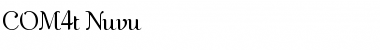 COM4t Nuvu Regular Regular Font
