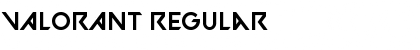 VALORANT Regular Font