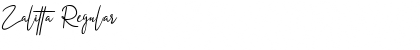Zalitta Regular Font