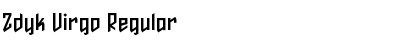 Zdyk Virgo Regular Font