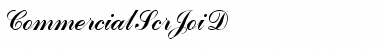 CommercialScrJoiD Regular Font