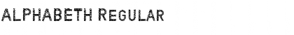 ALPHABETH Regular Font