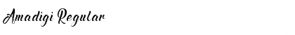 Amadigi Regular Font
