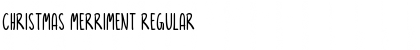 Christmas Merriment Regular Font