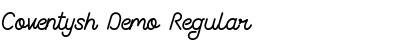Coventysh Demo Regular Font