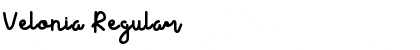 Velonia Regular Font