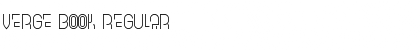 Verge Book Regular Font