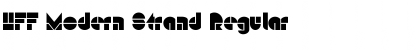 HFF Modern Strand Regular Font