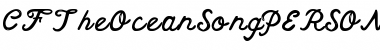CF The Ocean Song PERSONAL Regular Font