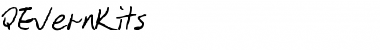 QEVernKits Regula Font