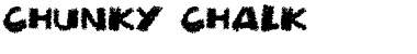 Chunky Chalk Regular Font