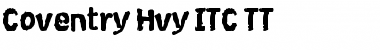 Coventry Hvy ITC TT Regular Font