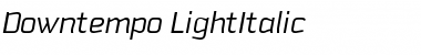 Downtempo Regular Font