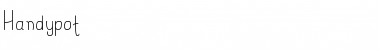 Handypot Regular Font