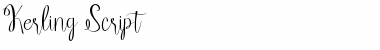 Kerling Script Regular Font