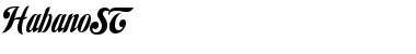 HabanoST Regular Font