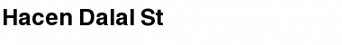 Hacen Dalal St Regular Font
