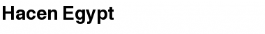 Hacen Egypt Regular Font