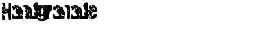 Handgranade Regular Font