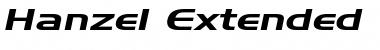 Hanzel Extended Italic Font