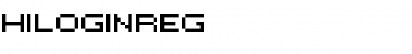 HILOGINREG Regular Font