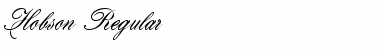 Hobson Regular Font