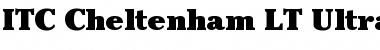 Cheltenham LT Ultra Regular Font