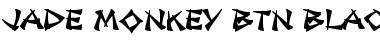 Jade Monkey BTN Black Regular Font