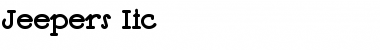 Jeepers Itc Regular Font