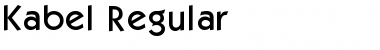Kabel Regular Font