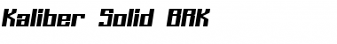 Kaliber Solid BRK Regular Font