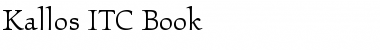 Kallos ITC Book Font