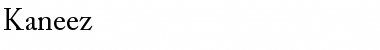 Kaneez Regular Font