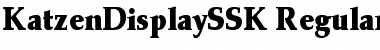 KatzenDisplaySSK Regular Font