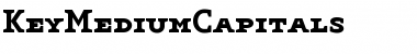 KeyMediumCapitals Regular Font