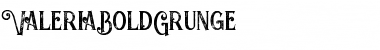Valeria bold grunge Regular Font