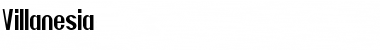 Villanesia Regular Font