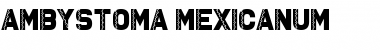Ambystoma Mexicanum Regular Font