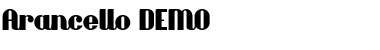 Arancello DEMO Regular Font