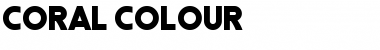 Coral Colour Regular Font