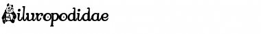 Ailuropodidae Regular Font