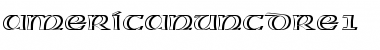AmericanUncDRe1 Regular Font